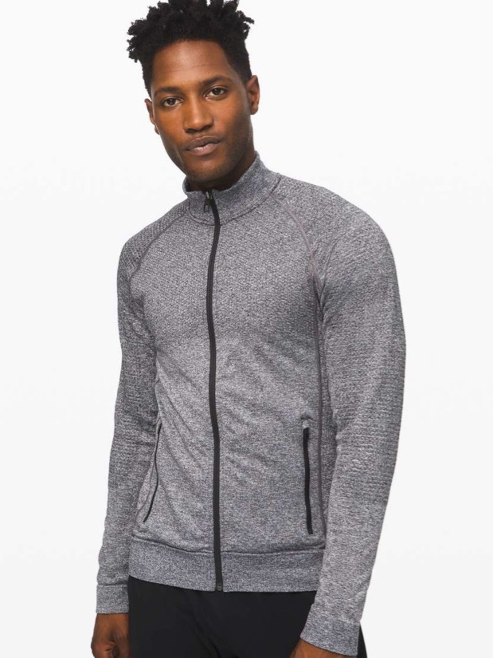 Lululemon Men’s Grey & Black Engineered Warmth Jacket - M